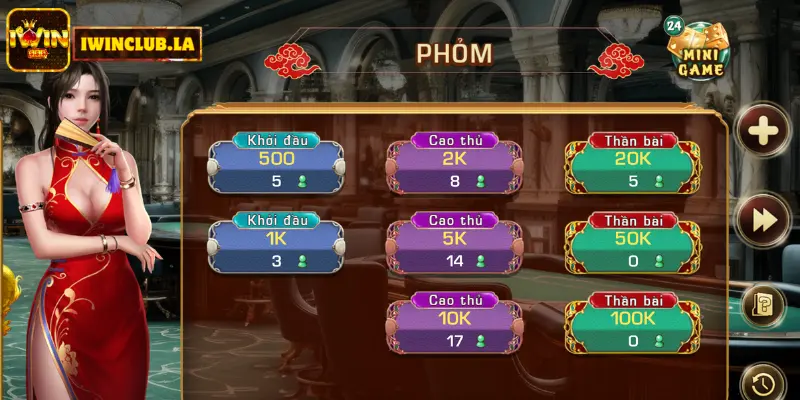 Phỏm IWIN CLUB - Siêu Phẩm Game Bài Đổi Thưởng Trực Tuyến 8 Phỏm IWIN CLUB