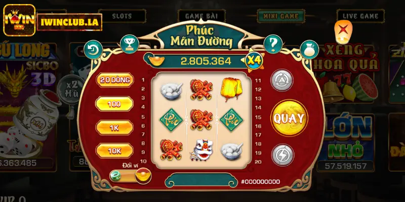 Phúc Mãn Đường iWIN Club - Trúng Thưởng 2 Tỷ Là Bình Thường 5 Phúc Mãn Đường iWIN Club